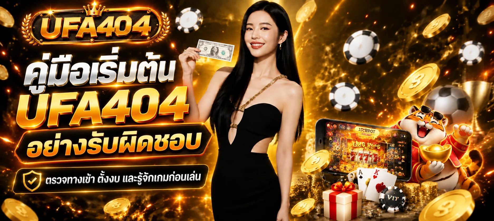 UFA404 คู่มือเริ่มต้น ตรวจทางเข้าและตั้งงบ